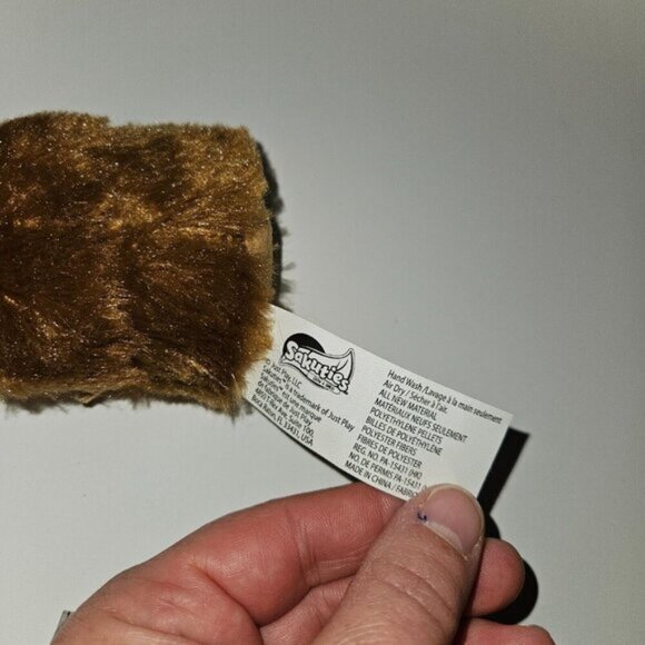 2 Sakuties Plush Lot Small 4" Bean Bag Toys Wally Hedgehog Reagan Raccoon - Picture 6 of 11